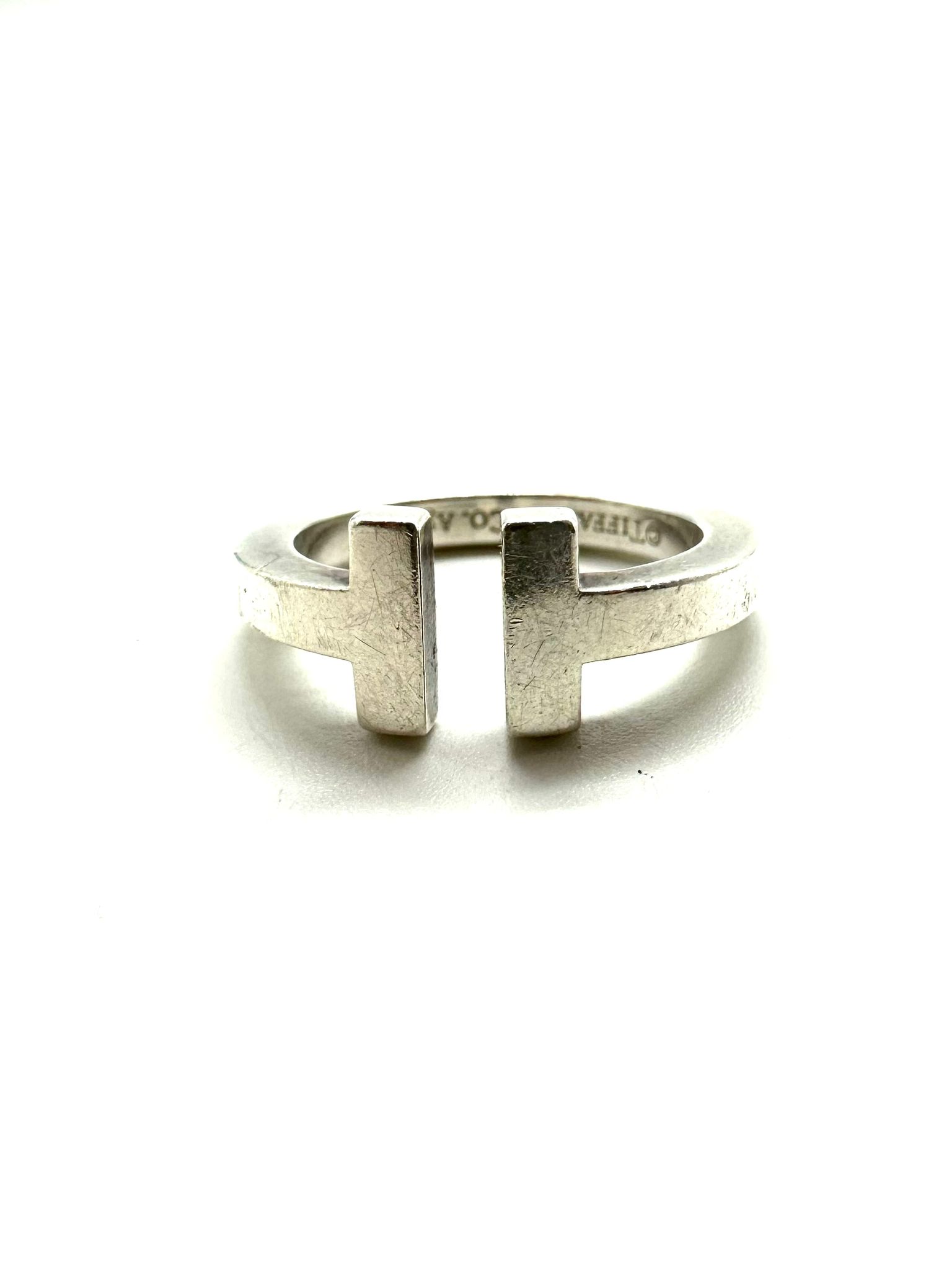 Anillo de plata Tiffany