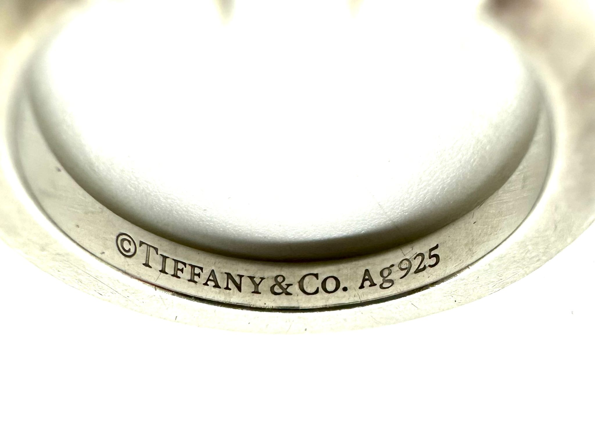 Anillo de plata Tiffany