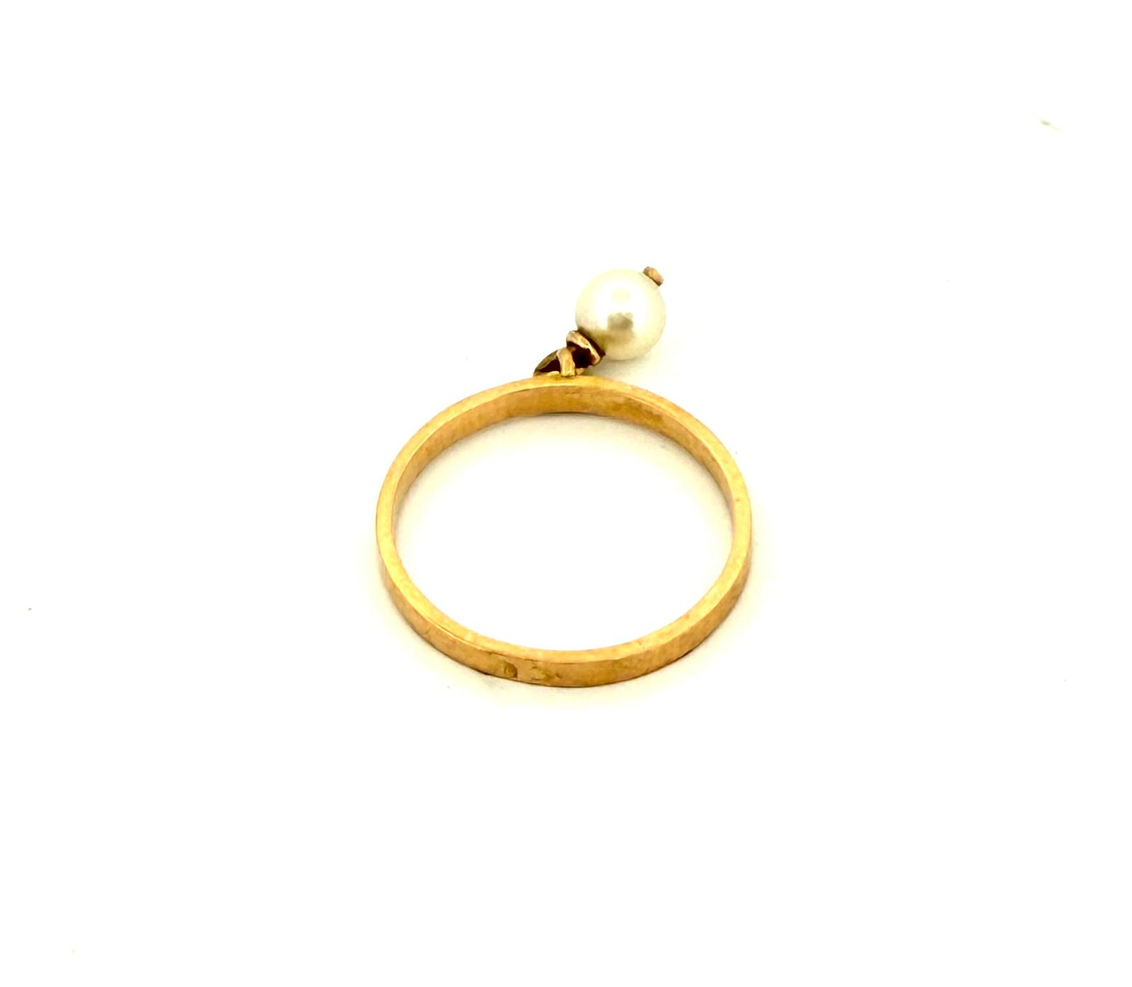 Anillo perla niña