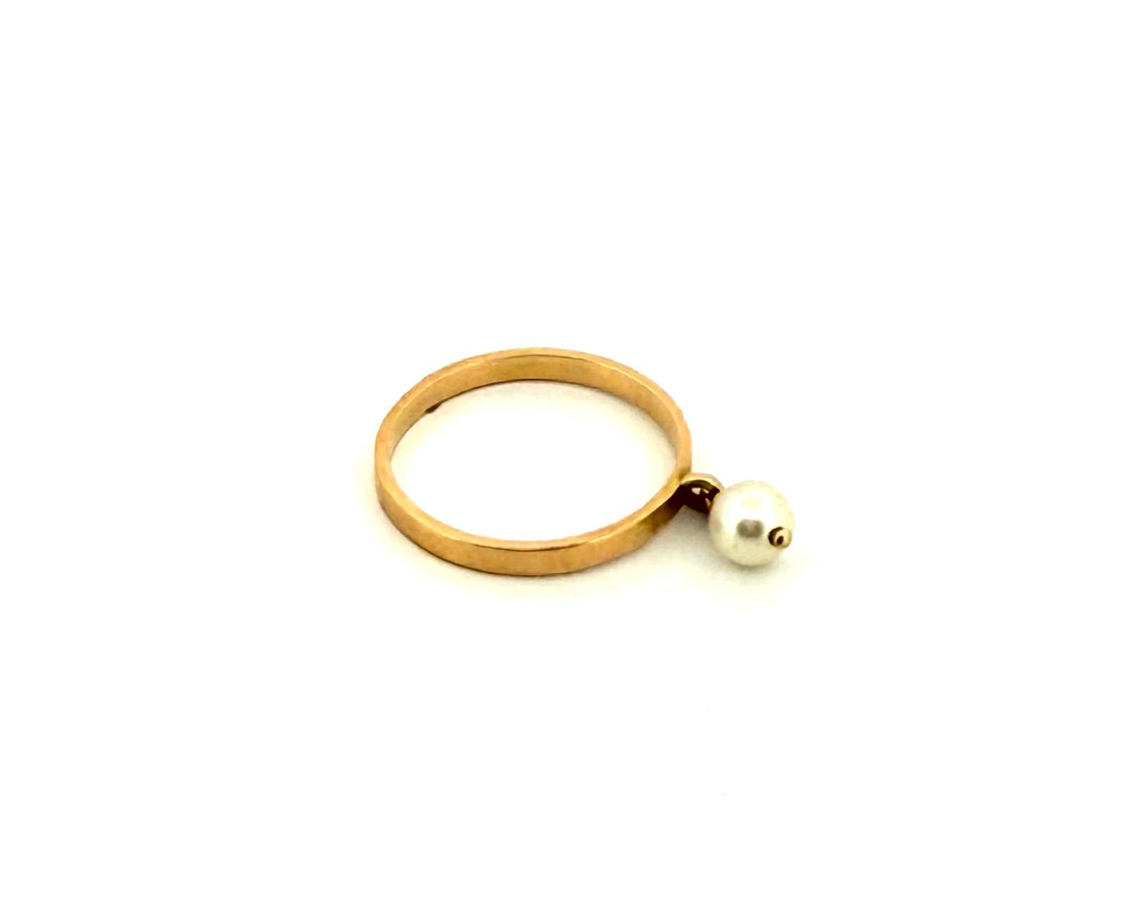 Anillo perla niña