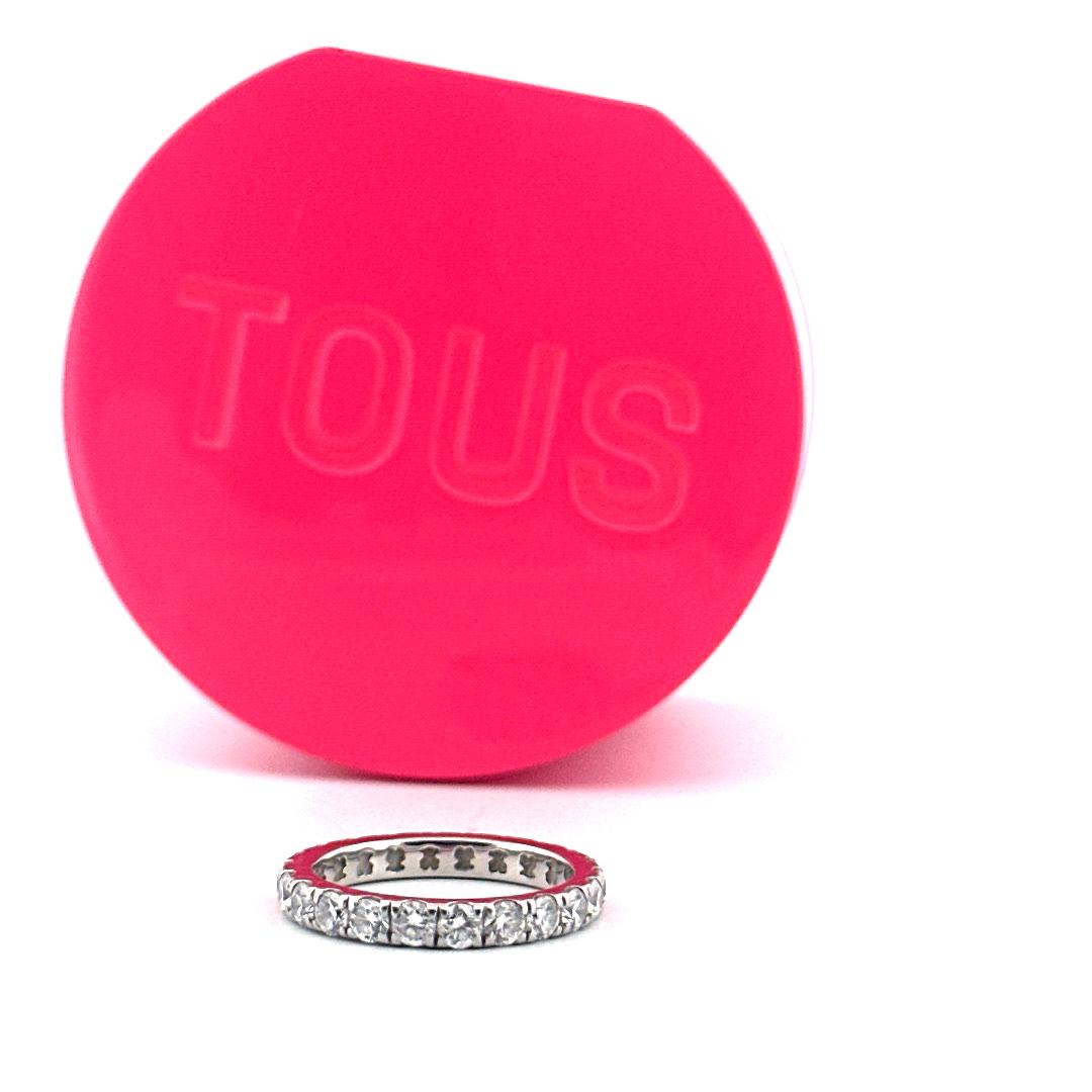 anillo Tous en platino