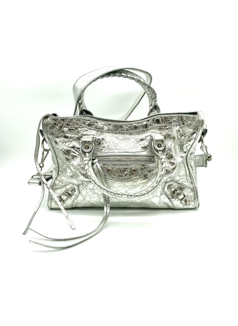 Balenciaga City Plateado