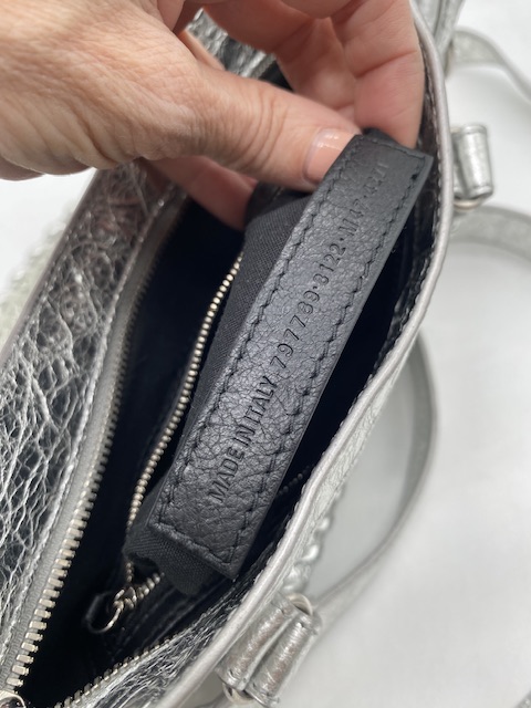 Balenciaga City Plateado