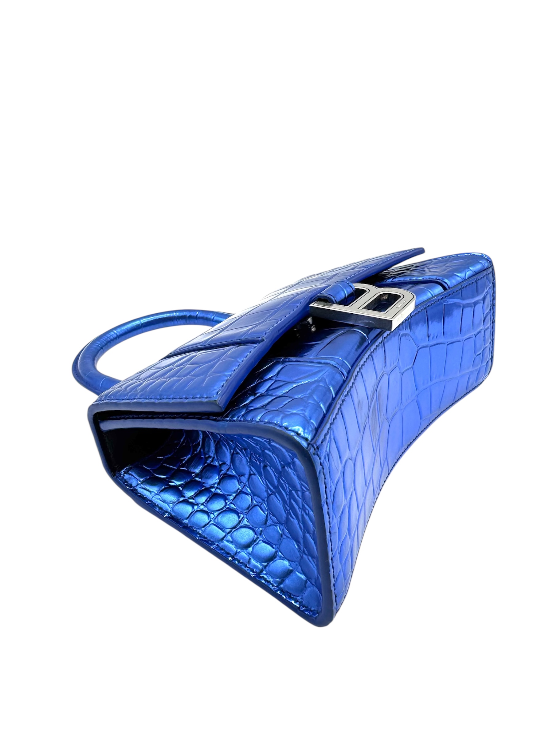 Balenciaga Hourglass azul eléctrico