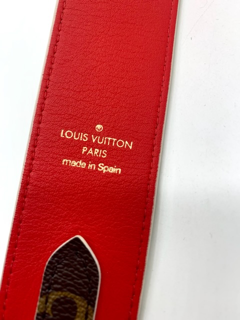 Bandolera Louis Vuitton monogram y rojo