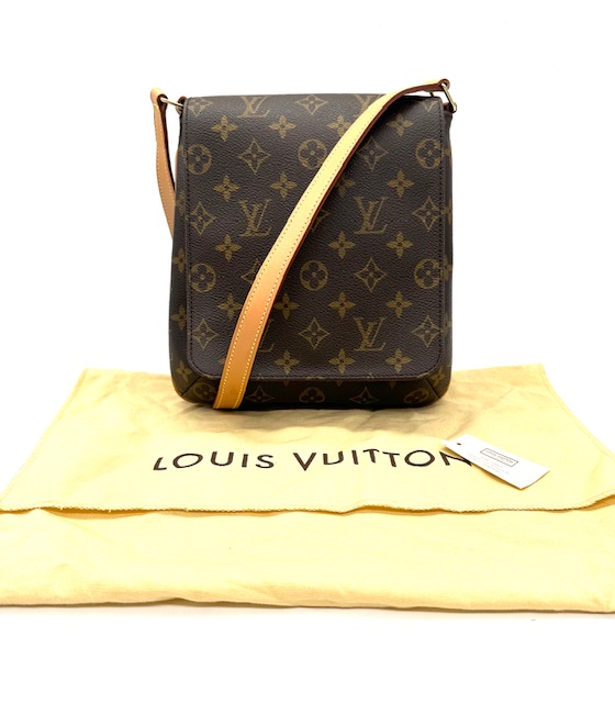 Bandolera Louis Vuitton Musette salsa castaño.