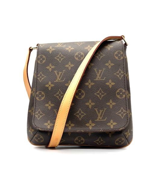 Bandolera Louis Vuitton Musette salsa castaño.
