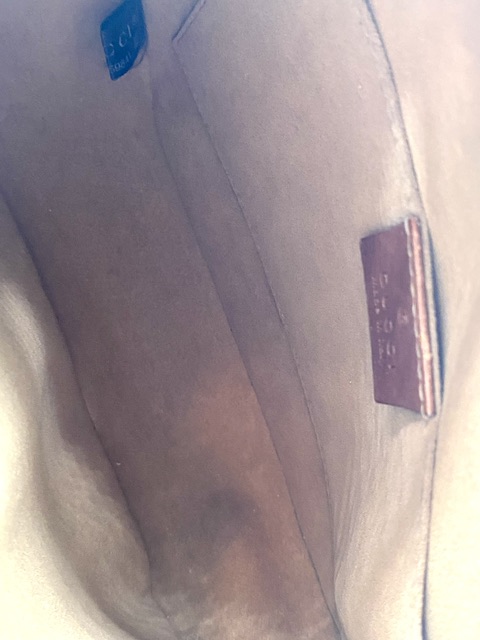Bandolera monogram Gucci en lona