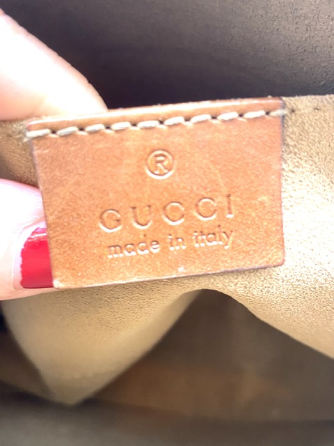 Bandolera monogram Gucci en lona