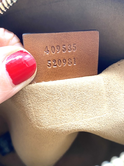 Bandolera monogram Gucci en lona