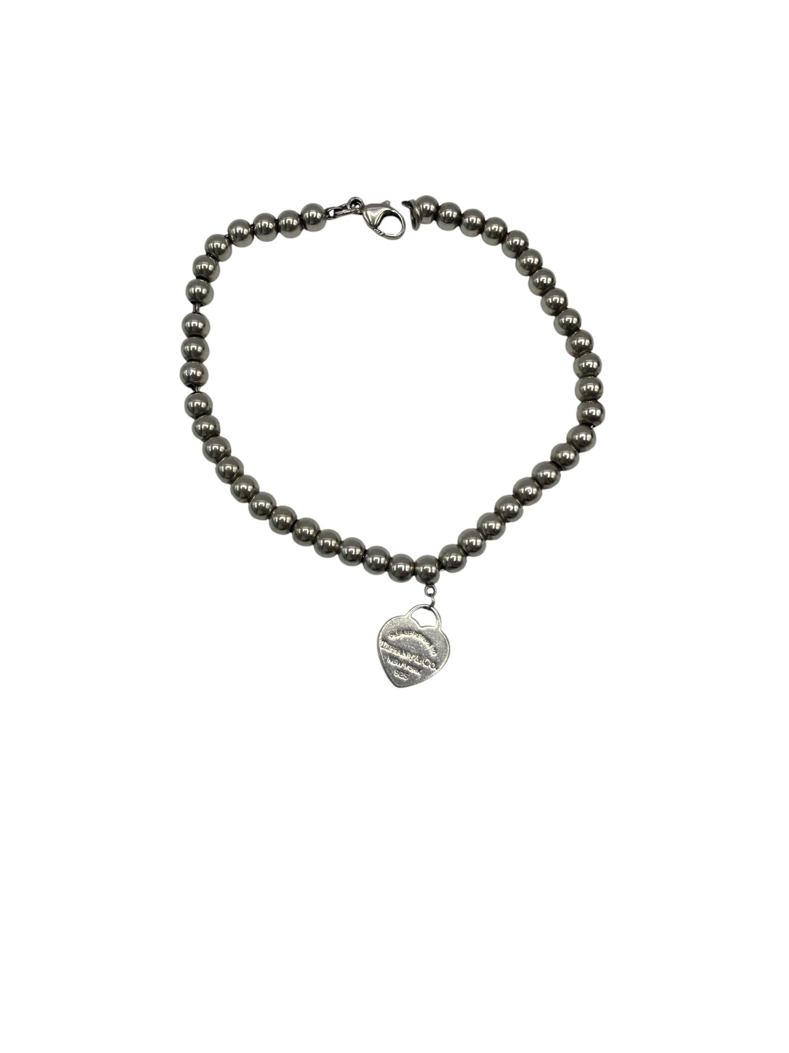 Bead Heart Tag Return to Tiffany