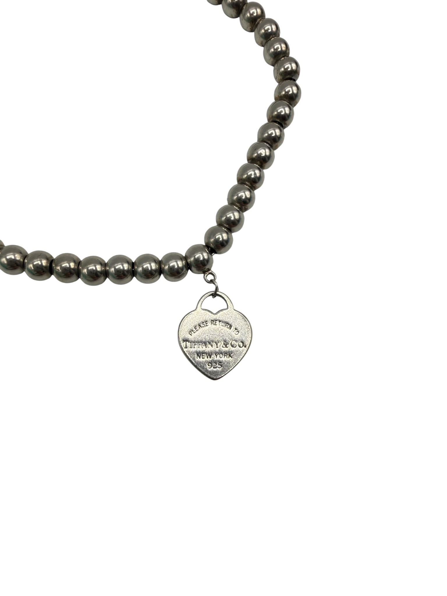 Bead Heart Tag Return to Tiffany