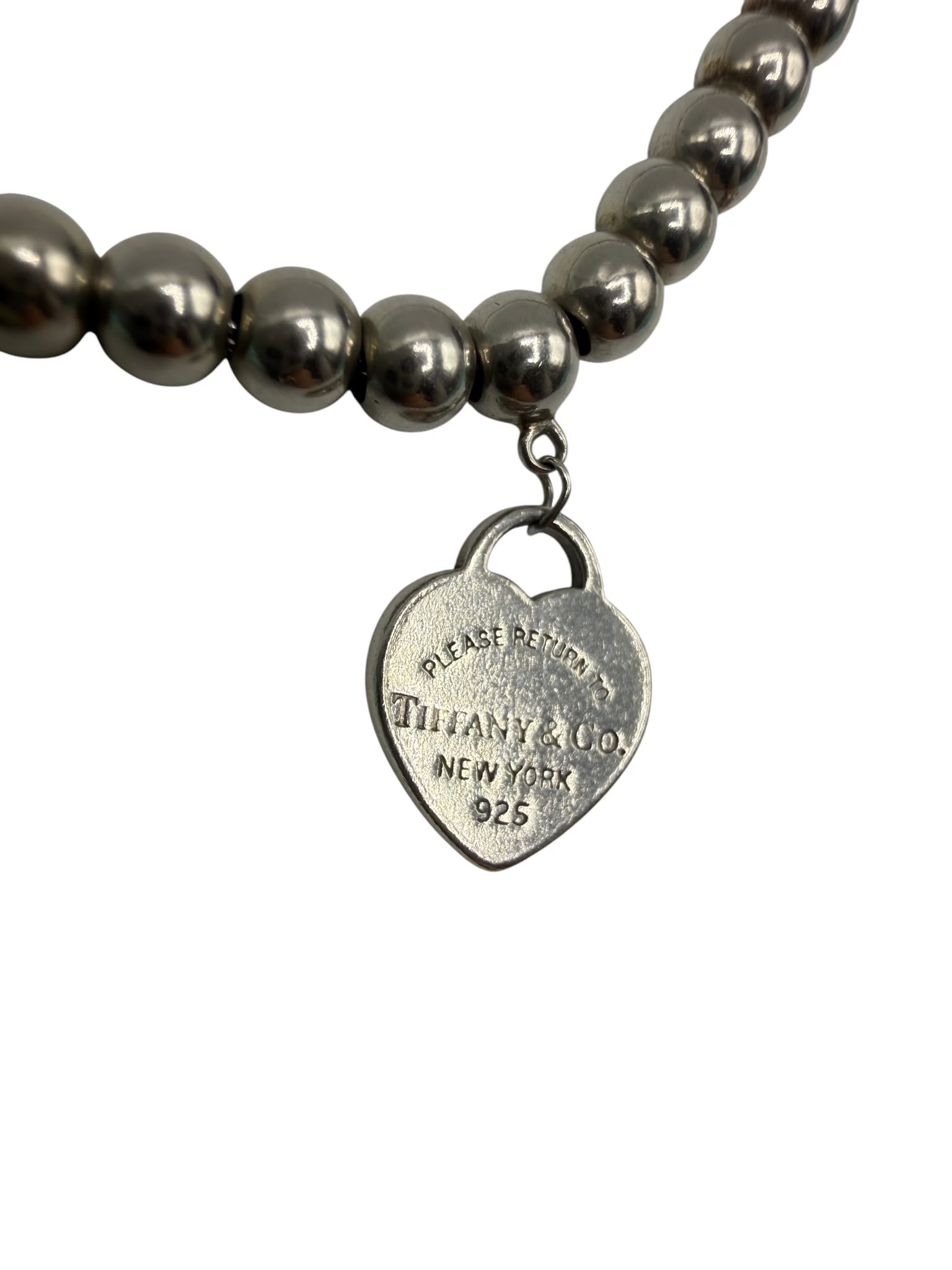 Bead Heart Tag Return to Tiffany
