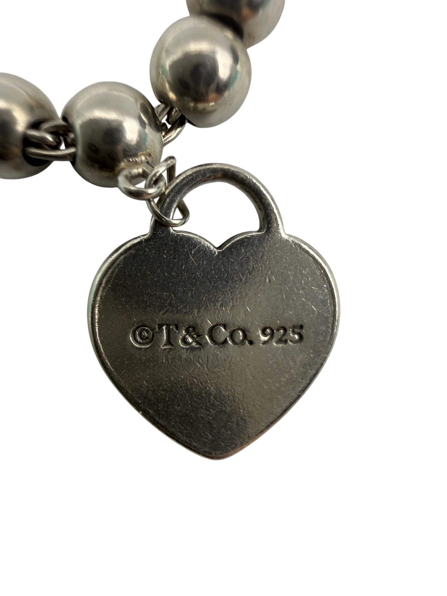 Bead Heart Tag Return to Tiffany