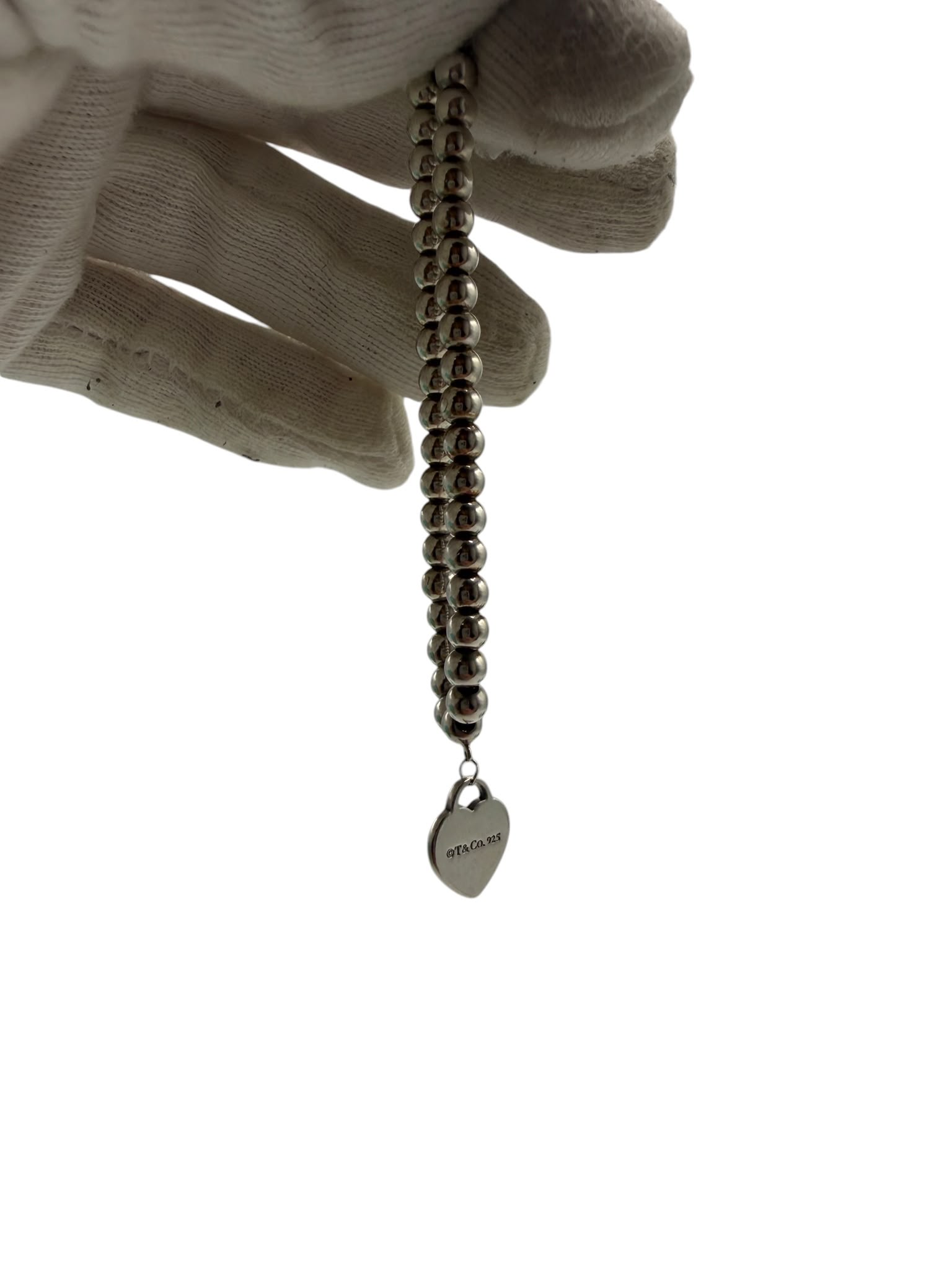 Bead Heart Tag Return to Tiffany