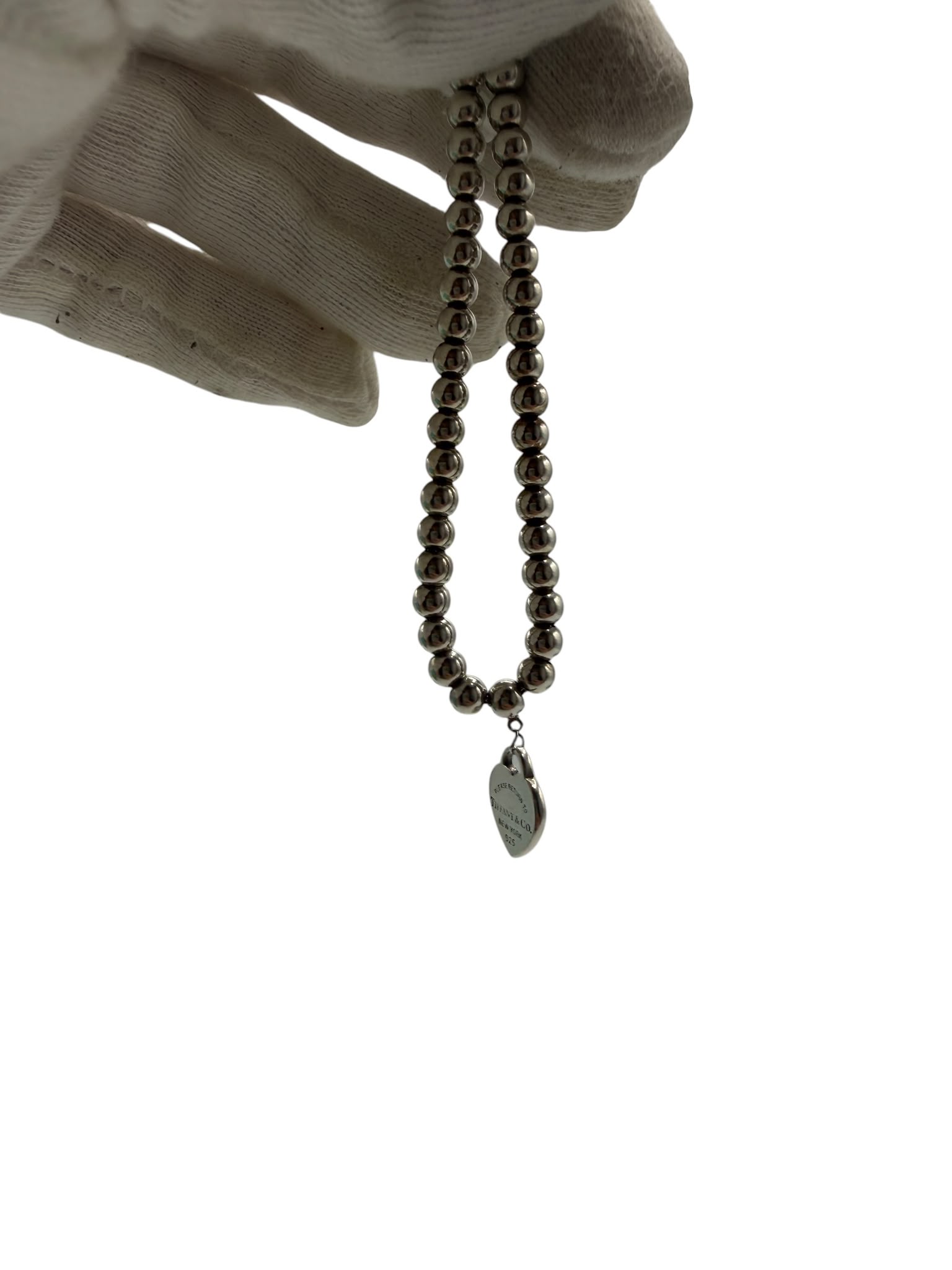 Bead Heart Tag Return to Tiffany