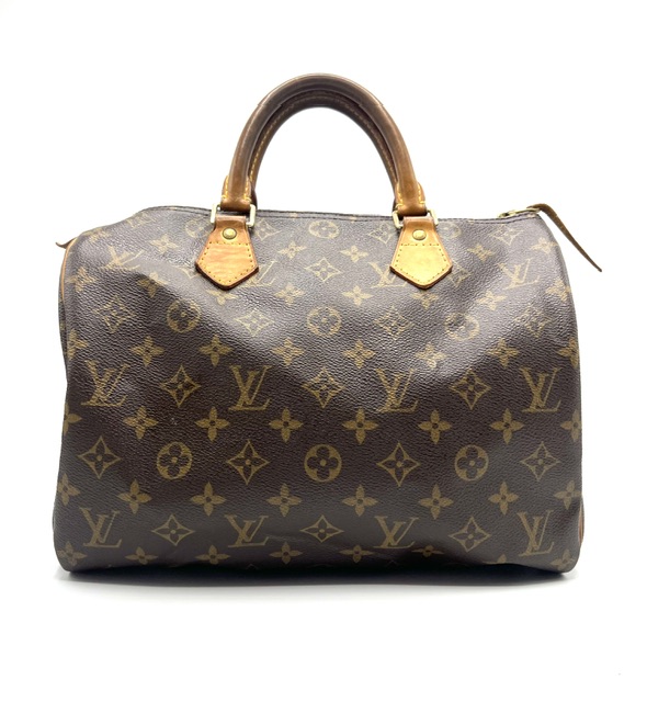 Bolso a mano Louis Vuitton Speedy 30 Monogram en lona marrón