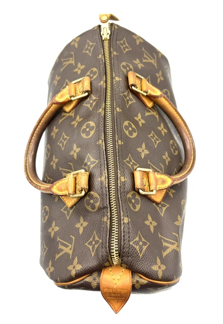 Bolso a mano Louis Vuitton Speedy 30 Monogram en lona marrón