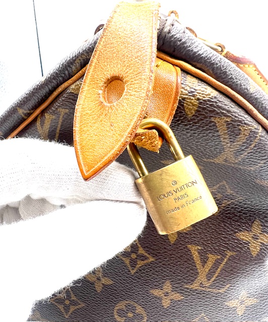 Bolso a mano Louis Vuitton Speedy 30 Monogram en lona marrón