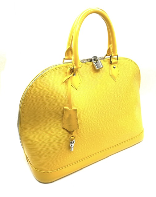 Bolso Alma Louis Vuitton GM epi amarilla