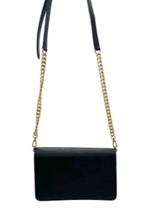 Bolso bandolera Prada de piel negro