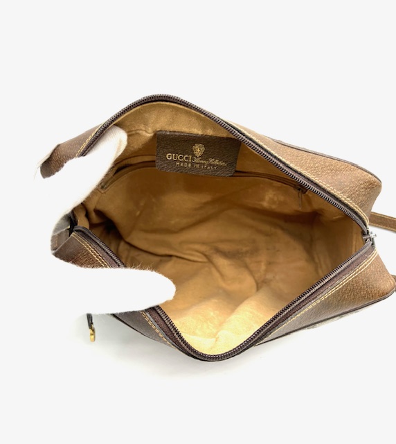 Bolso bandolera Vintage Gucci GG Supreme línea Sherry Beige
