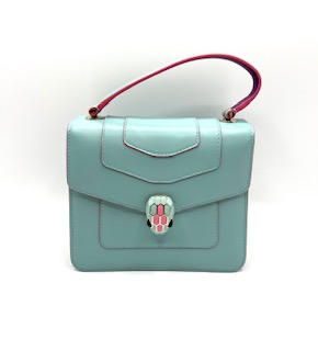 Bolso Bvlgari Serpenti azul marino