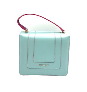Bolso Bvlgari Serpenti azul marino