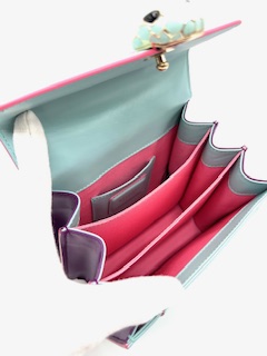 Bolso Bvlgari Serpenti azul marino