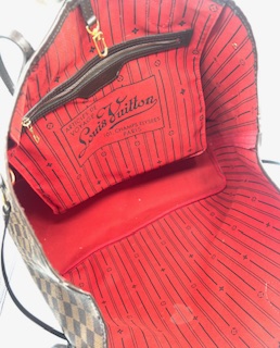 Bolso Louis Vuitton Neverfull Damier