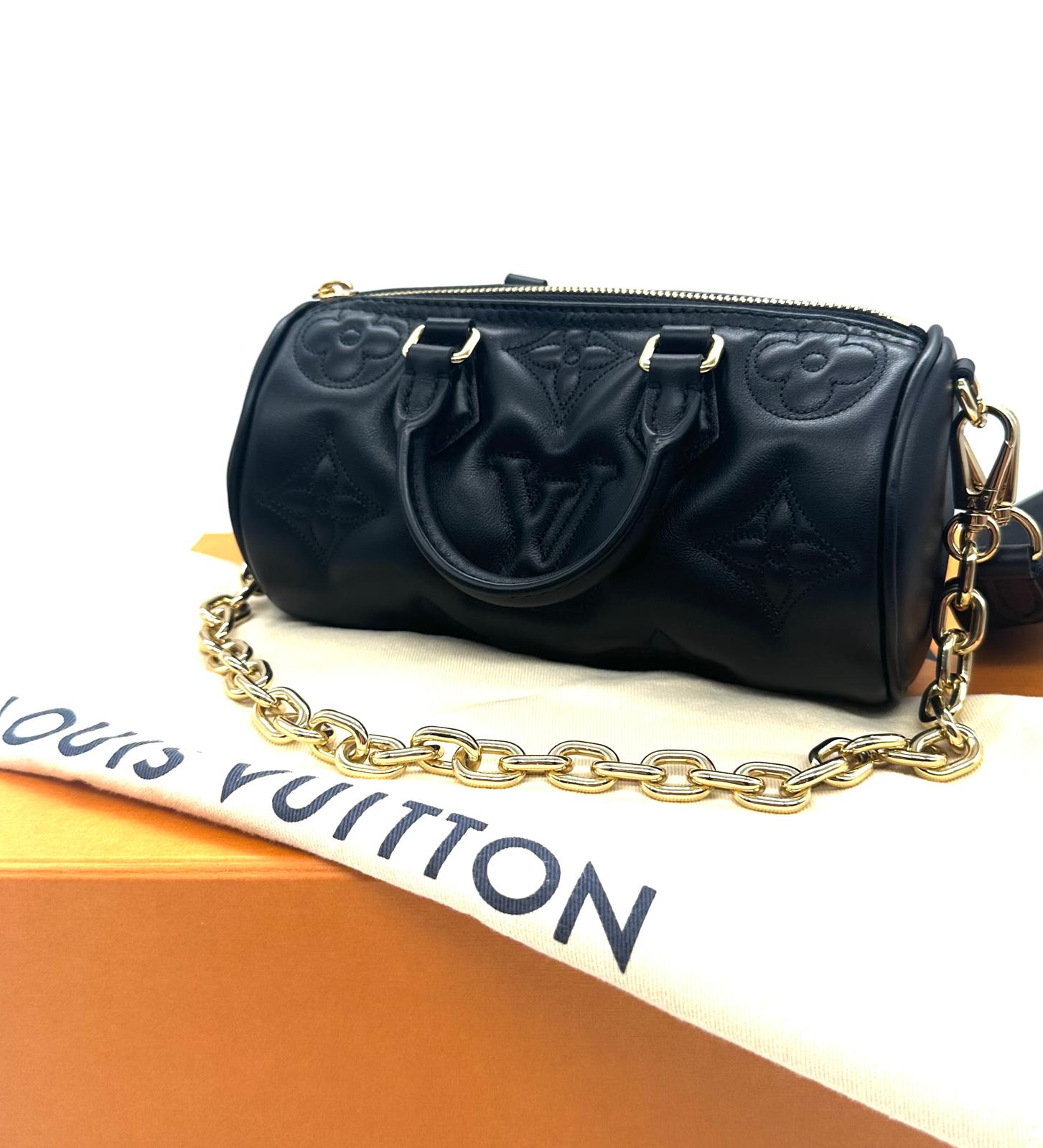 Bolso Louis Vuitton Papillon BB en piel Monogram Empreinte negra