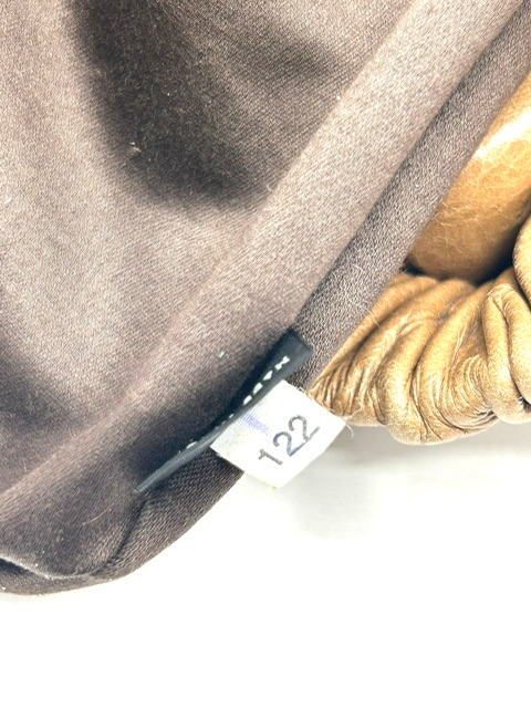Bolso Miu Miu en cuero caqui grande