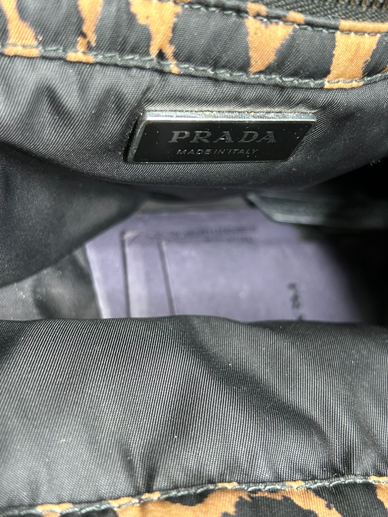 Bolso Prada nylon animal print
