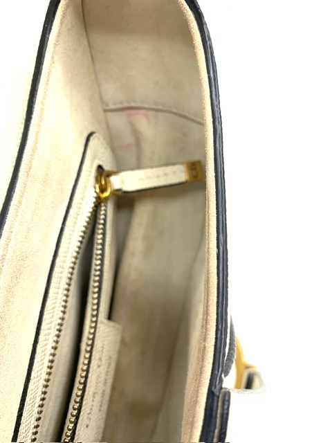 Bolso Saddle DIOR blanco