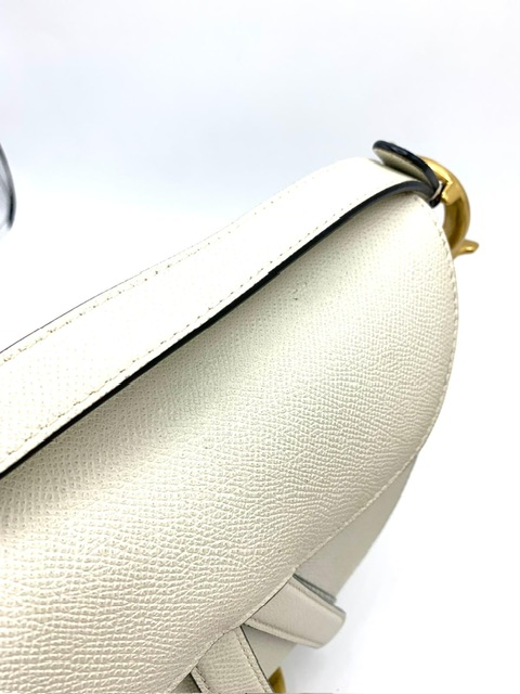 Bolso Saddle DIOR blanco