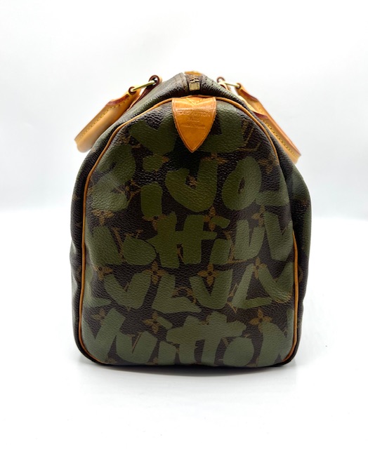 Bolso Speedy LouisVuitton 30 Monogram Graffiti