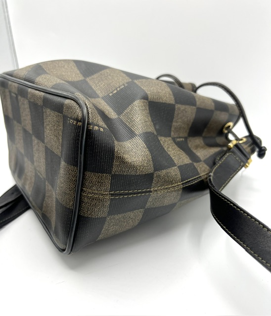 Vintage Fendi brown nero tote bag