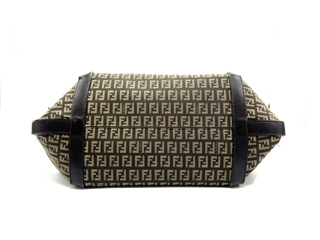 Bolso tote Fendi Zucchino marron