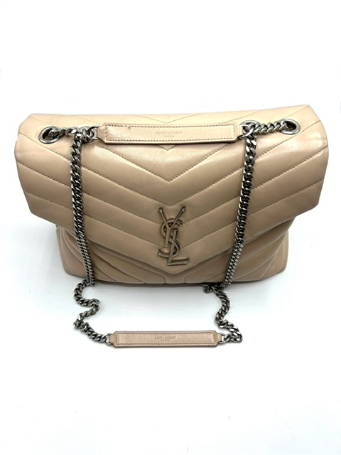 Bolso YSL Lou Lou color crema