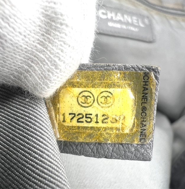 Chanel Shopping Tote negro en tela