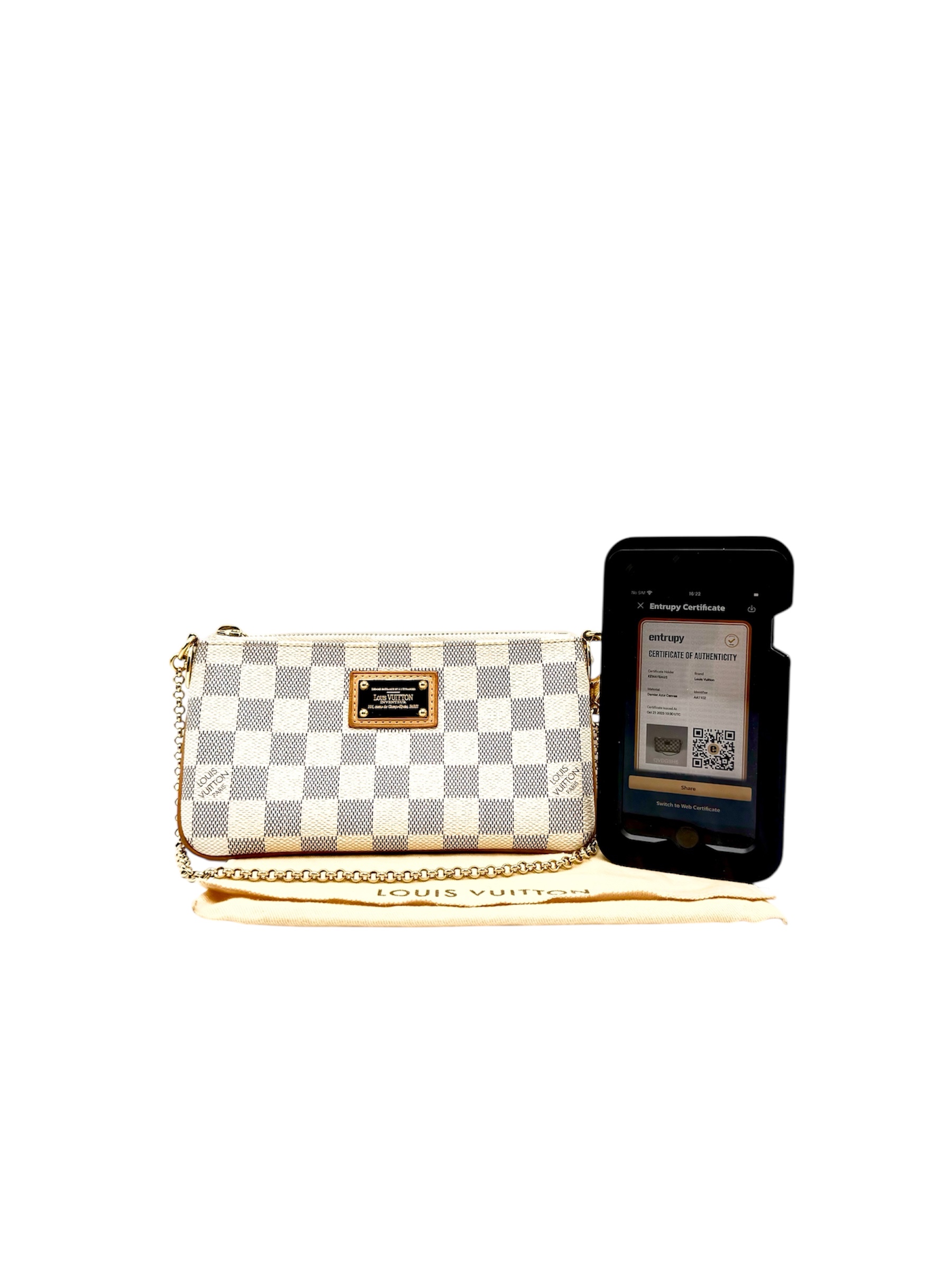 Louis Vuitton Pochette Milla PM Damier Azur