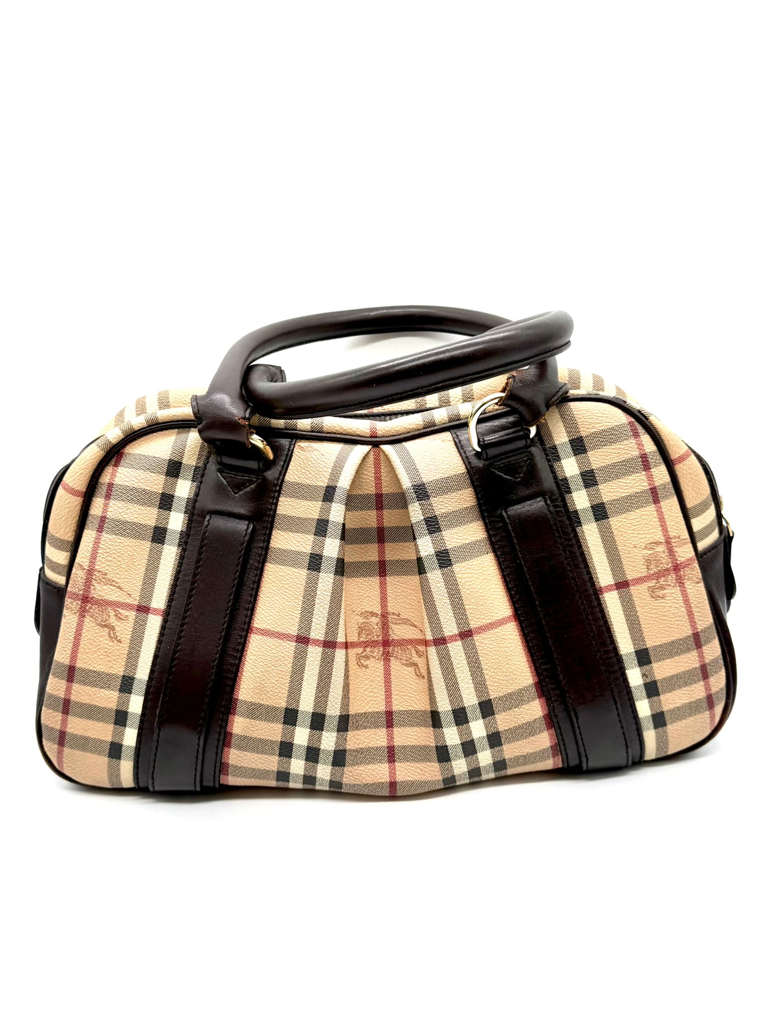 Burberry vintage en lona estampada con Burberry Check