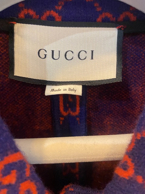Capa lana larga Gucci
