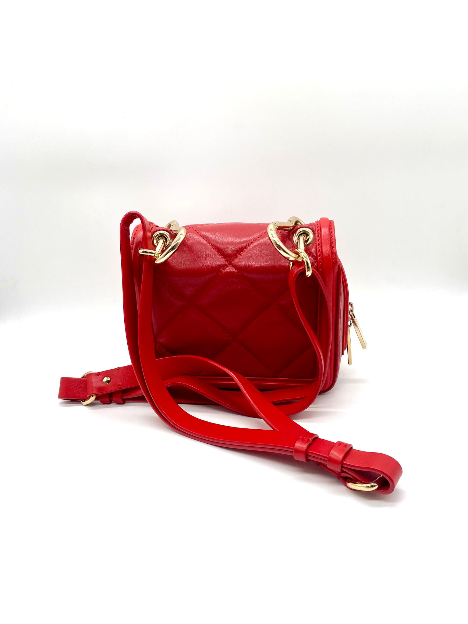 carolina herrera cuero rojo
