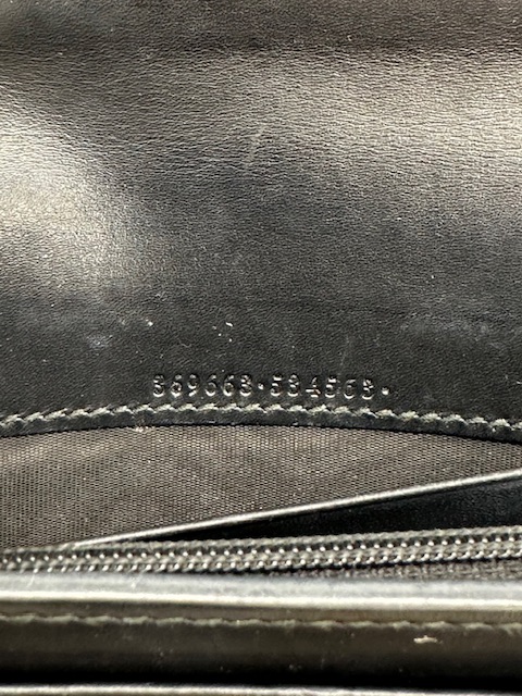CARTERA GUCCI GG NEGRA