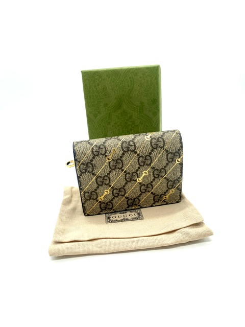 Cartera lona gucci
