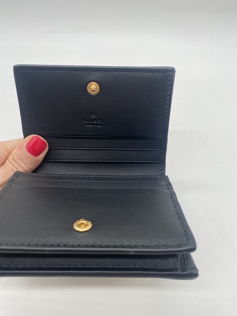 Cartera lona gucci