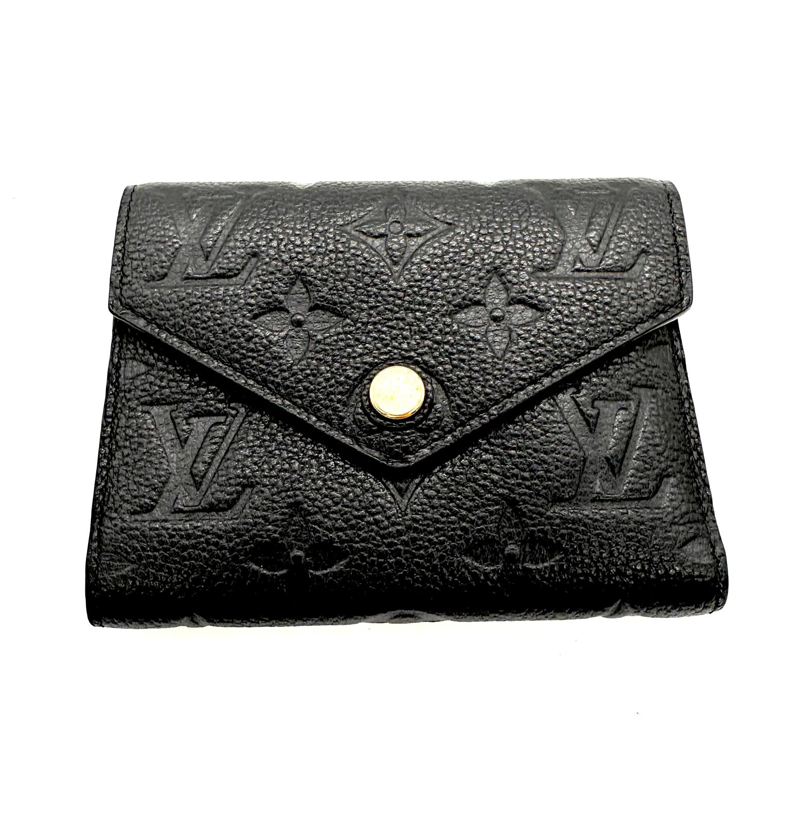 cartera Louis Vuitton en piel negra Monogram Empreinte