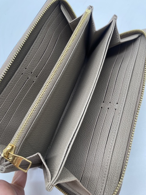 Cartera Zippy Louis Vuitton cuero empreinte