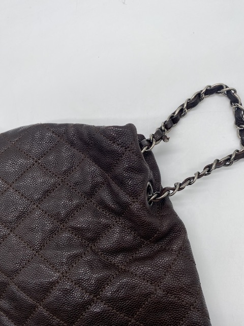 Chanel bag vintage marrón